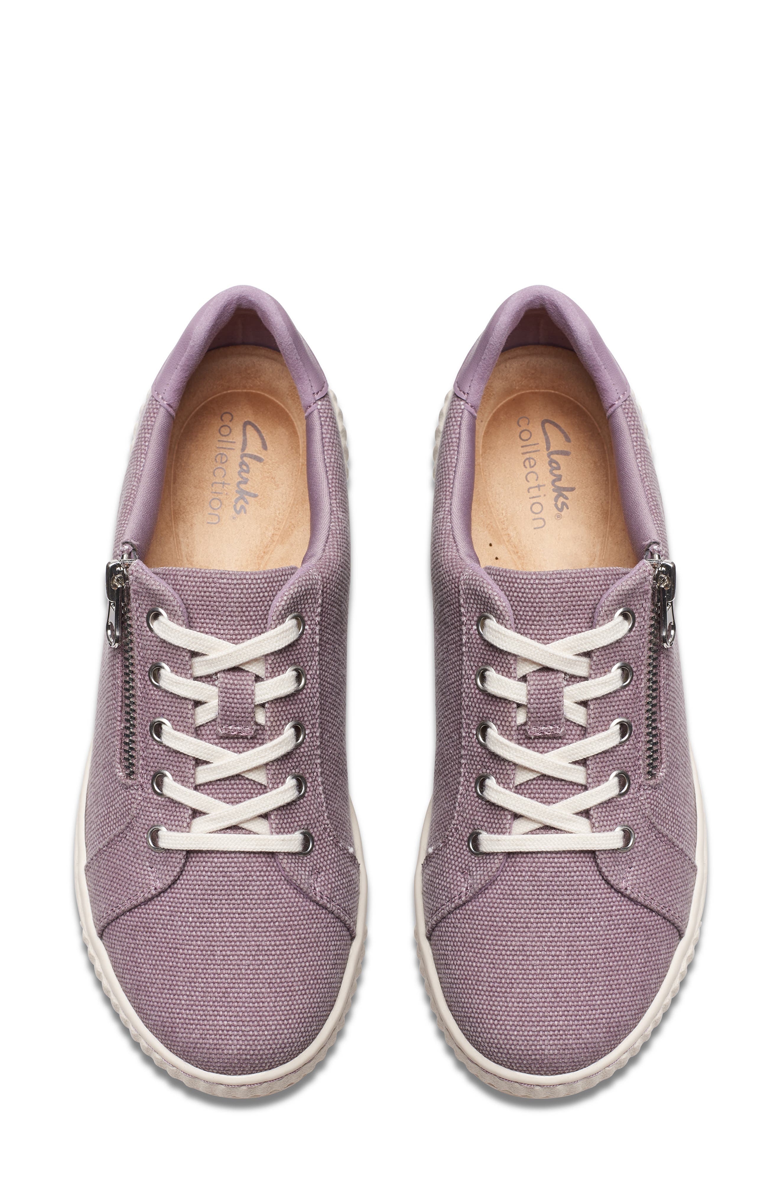 Clarks<sup>®</sup> Caroline Echo Slip-On Sneaker, Alternate, color, Lilac