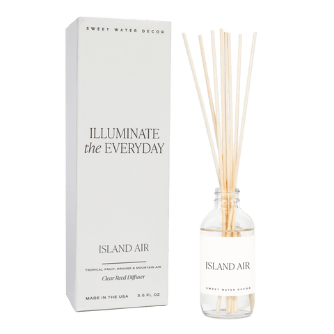 Clear Glass Reed Diffuser - Sweet Scents
