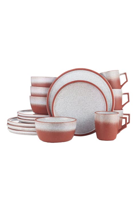 Vince Stoneware 16-Piece Dinnerware Set