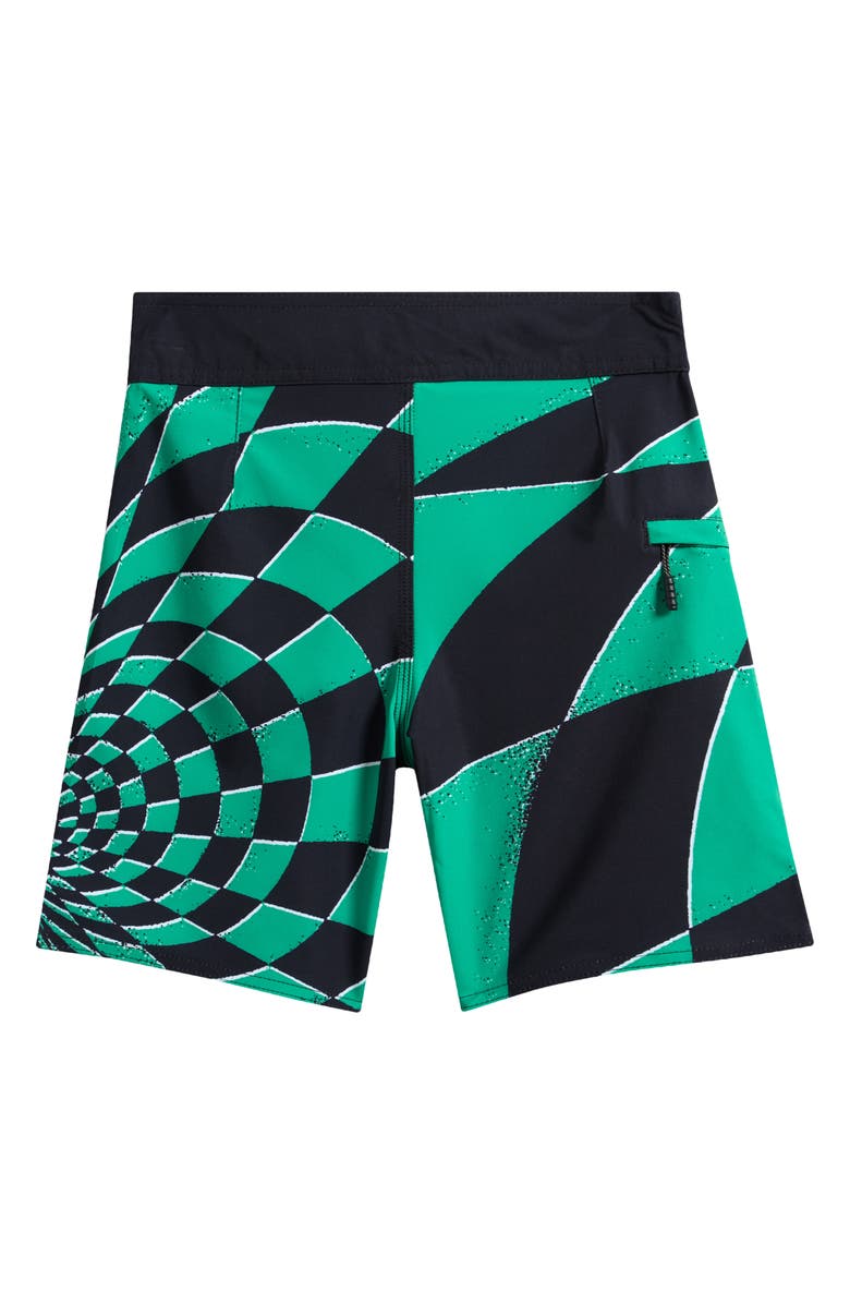 Volcom Kids' Mod Spiral Stone Shield Swim Trunks, Alternate, color, 