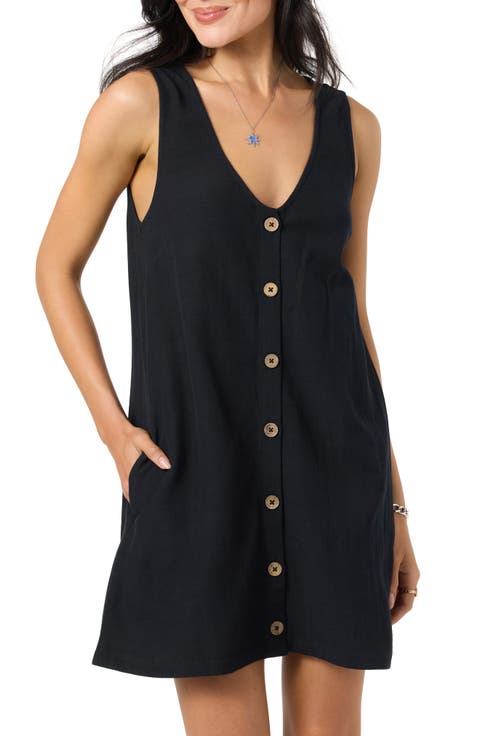 Sanders Button-Up Minidress