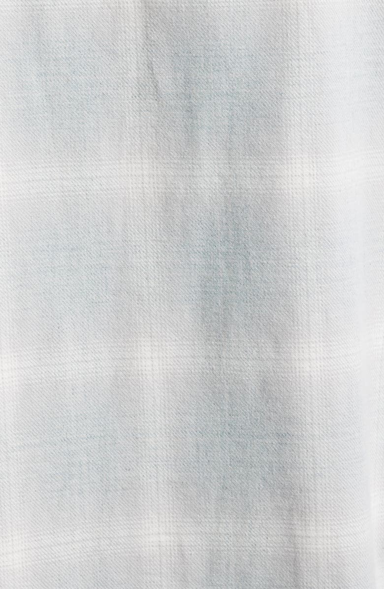 FRAME Plaid Overshirt, Alternate, color, Light Blue Plaid