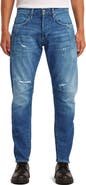 G-STAR Contour 3D Ripped Slim Fit Jeans