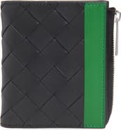 Bottega Veneta Small Intrecciato Leather Bifold Wallet