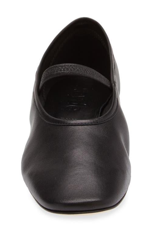 Aeyde Womens Pippa Block-heel Leather Ballet Flats Blac In Black