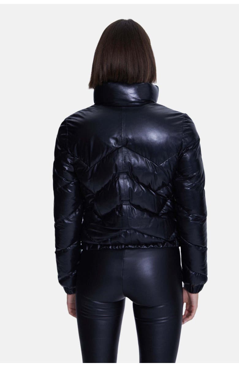 FURNIQ UK Octavia Leather Jacket, Alternate, color, Black