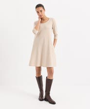 Pact Fit & Flare A-Line Dress Made with Organic Cotton
