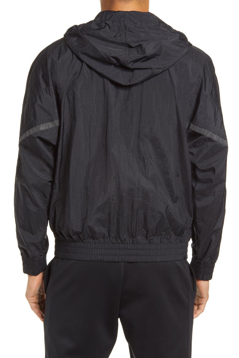 Windrunner+ Water Repellent Jacket, Alternate, color, BLACK/ BLACK/ BLACK