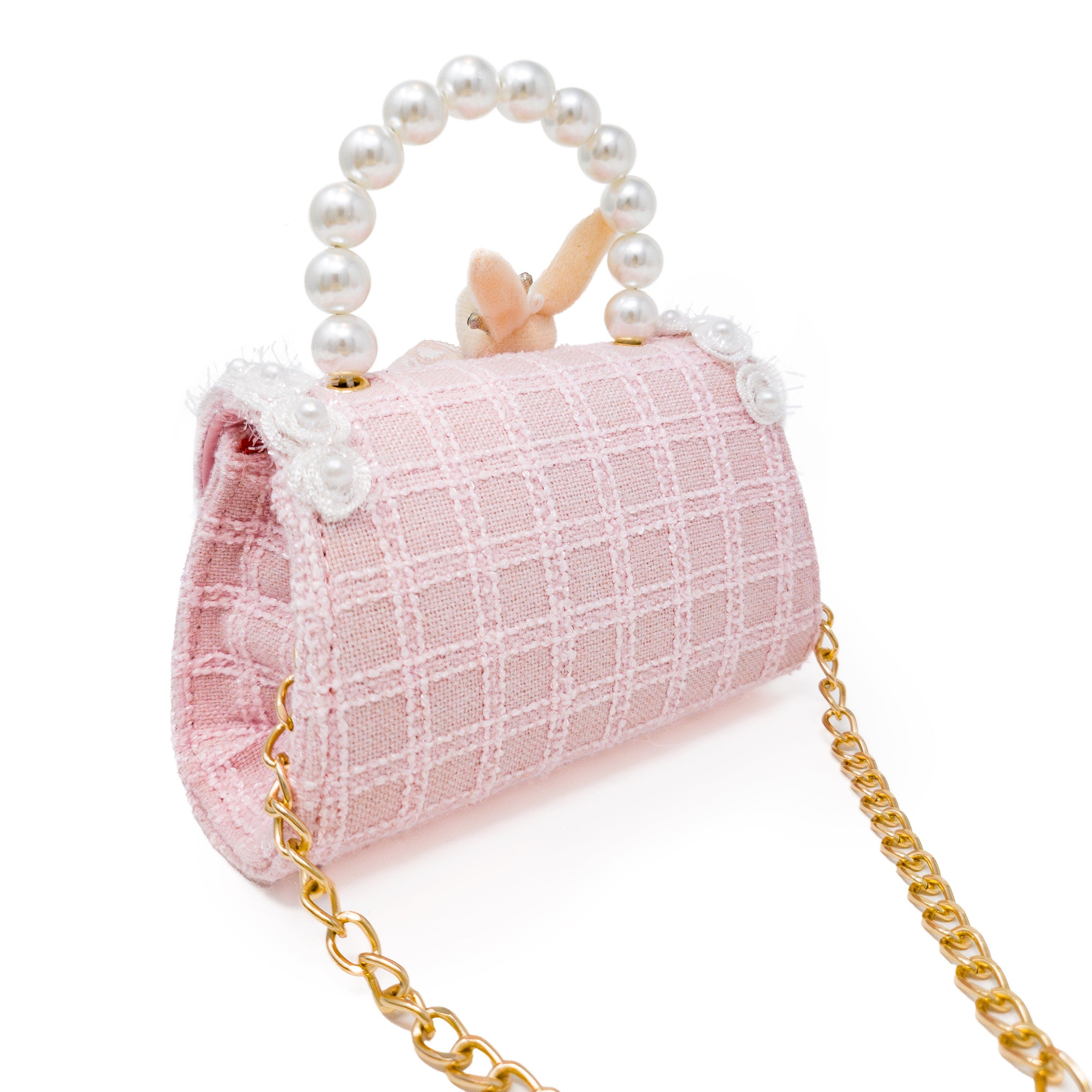 Hand Bag - Bunny Bloom, Alternate, color, Rose Milk