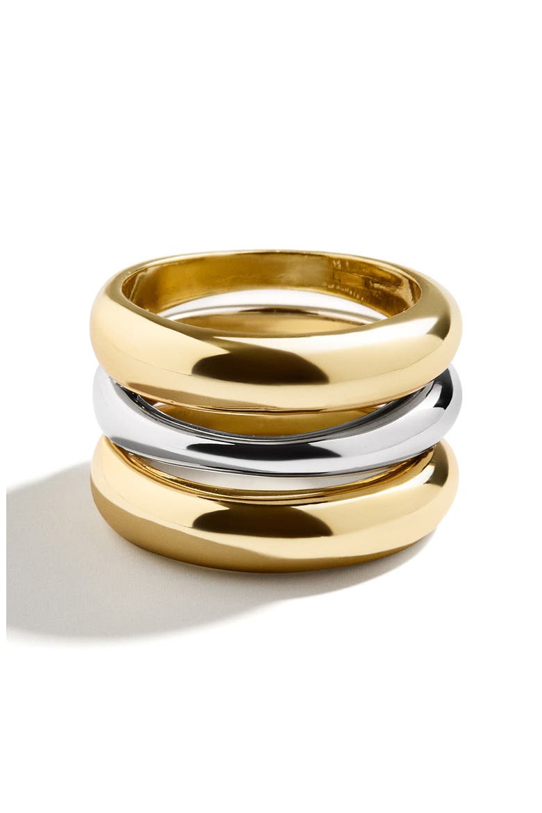 Moxie Two-Tone Ring, Main, color, GOLD/SILVER
