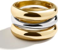 BaubleBar Moxie Two-Tone Ring