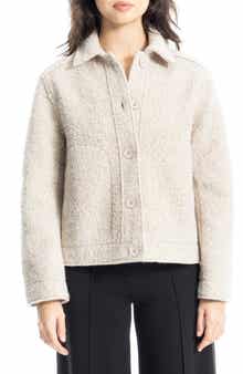 MAX STUDIO Faux Shearling Jacket