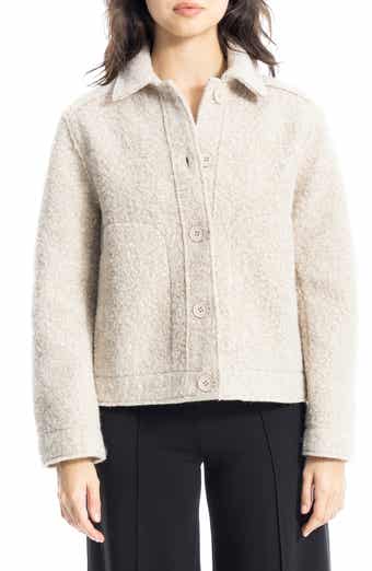 MAX STUDIO Faux Shearling Jacket