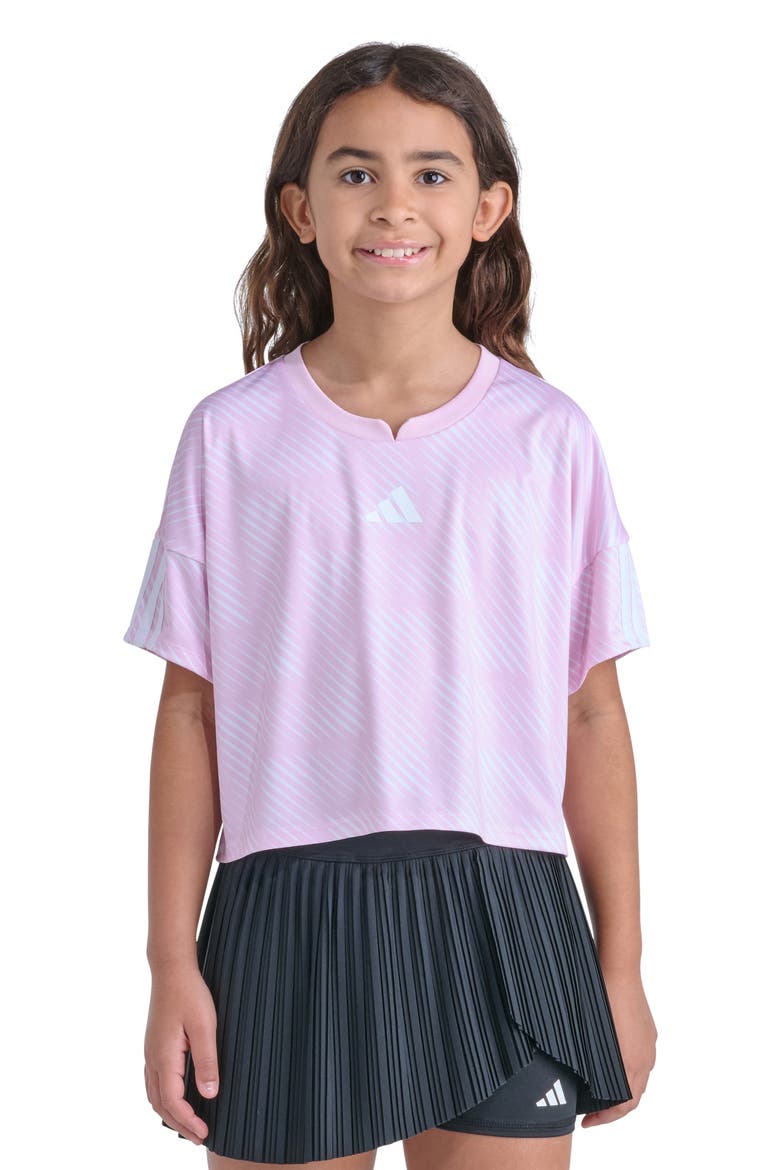 Kids' Badge of Sport Logo Soccer T-Shirt, Main, color, CLEAR PINK