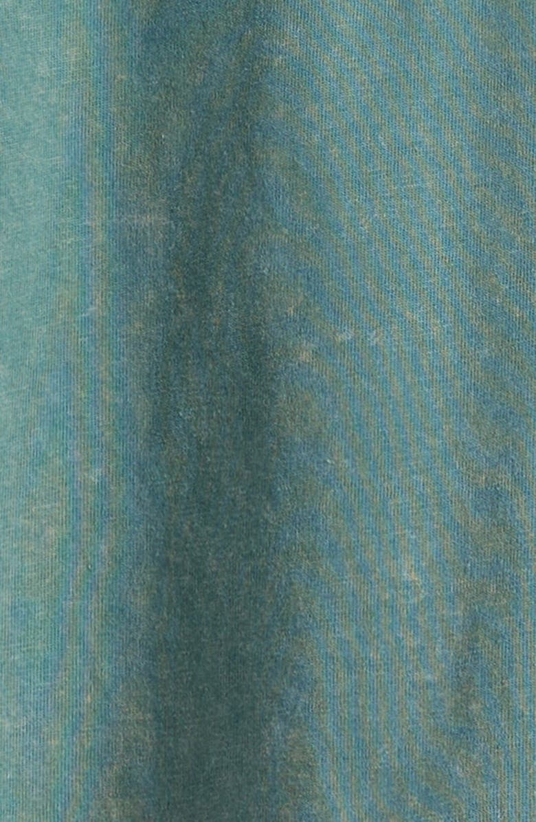 miles NYC Print Organic Cotton Graphic T-Shirt & Shorts Set, Alternate, color, Teal