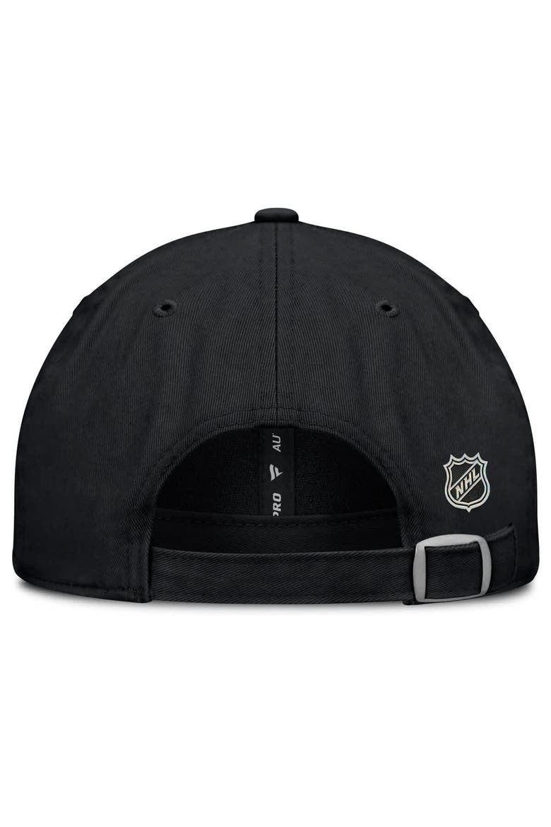 Women's Fanatics Black Detroit Red Wings Authentic Pro Rink Adjustable Hat, Alternate, color, Black