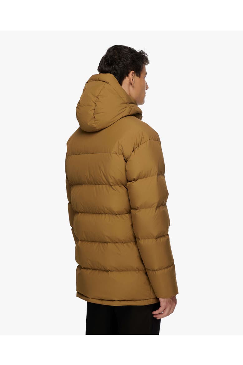 ALEXANDER | Hooded Recycled Down Winter Jacket, Alternate, color, Camel