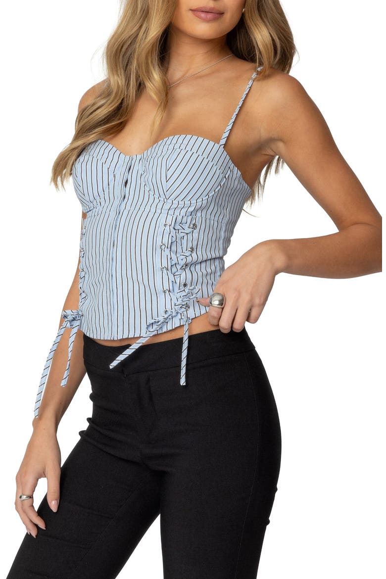 Louis Pinstripe Camisole, Alternate, color, LIGHT-BLUE
