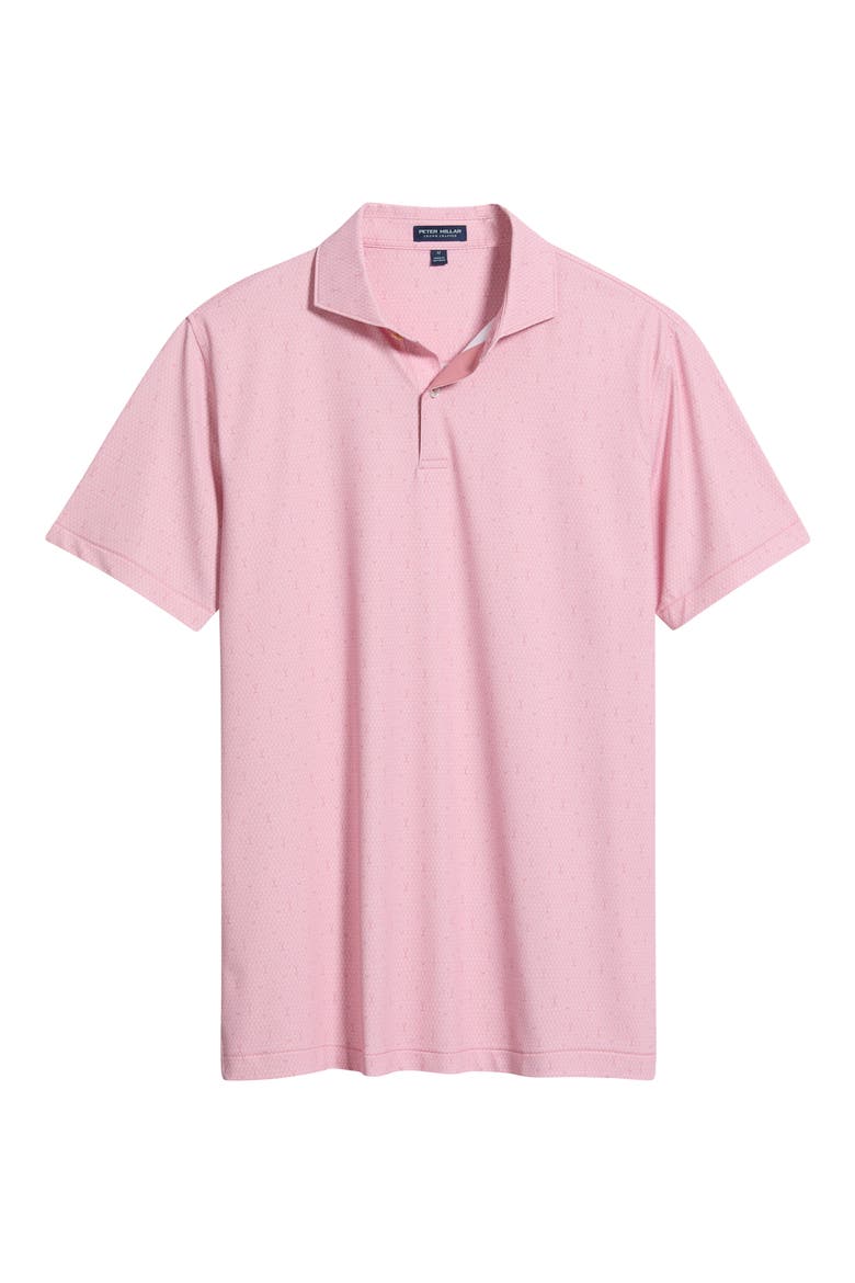 Performance Jersey Golf Polo, Alternate, color, MELROSE PINK