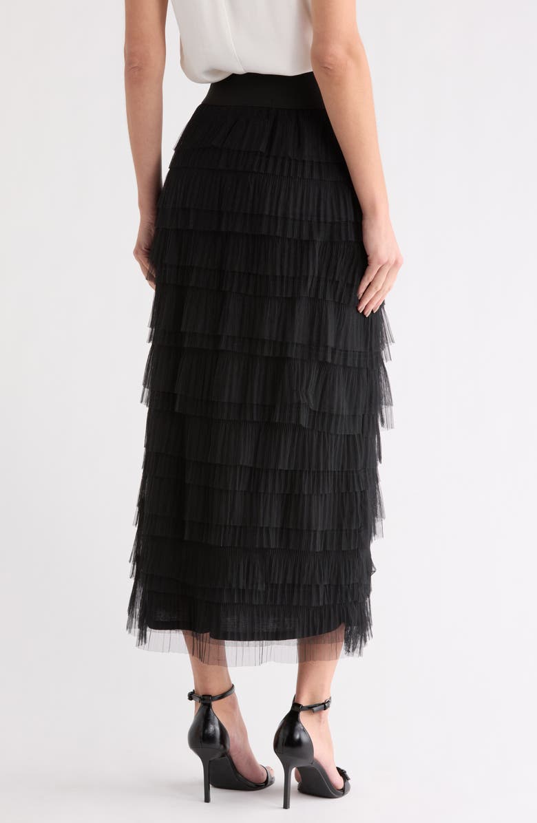 matty m. Tiered Tulle Skirt, Alternate, color, Black