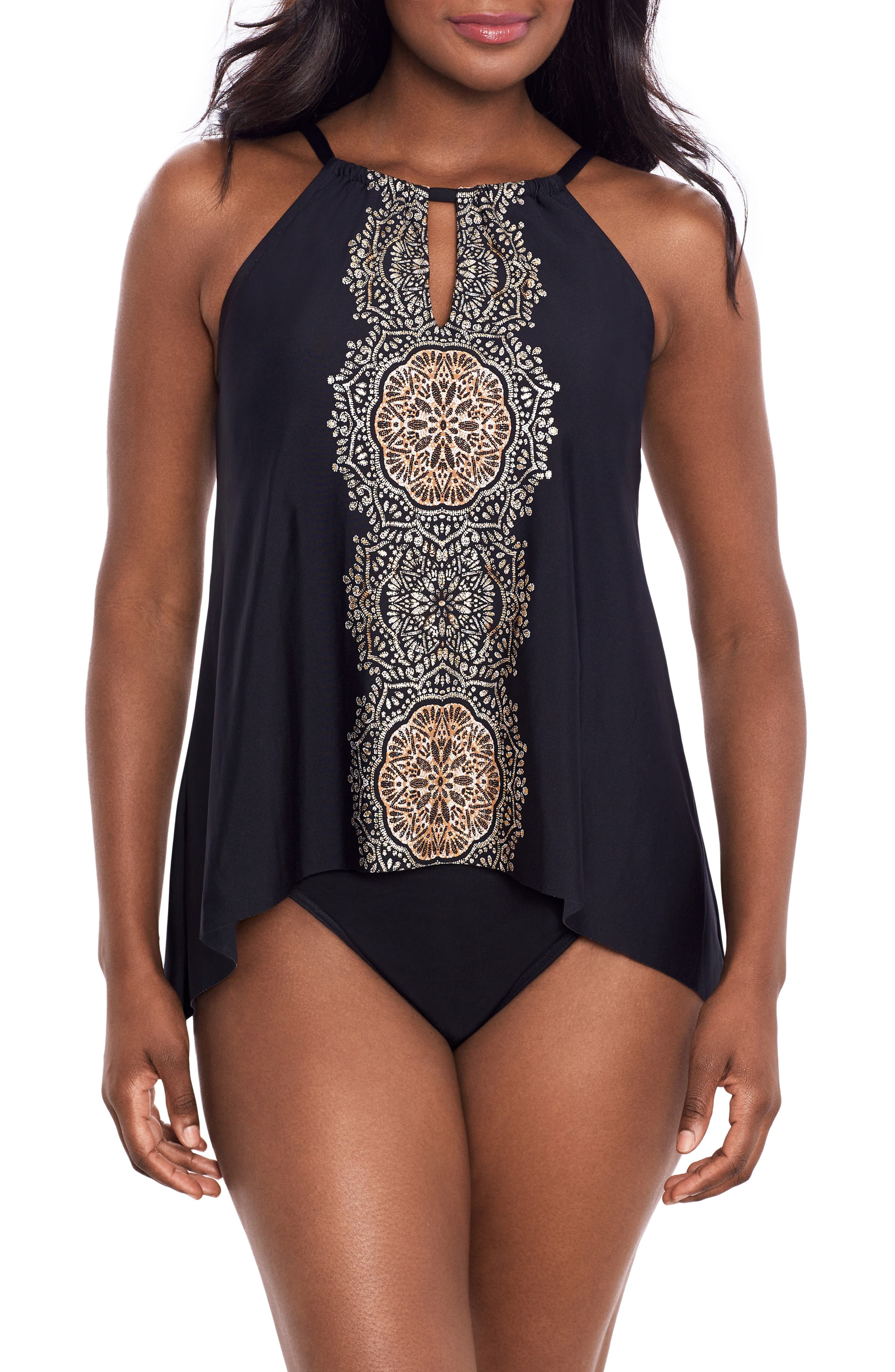 Miraclesuit® Cappadocia Peephole Skirted One-Piece Swimsuit
