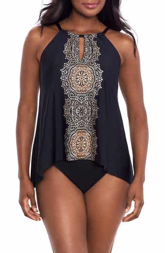 Miraclesuit® Cappadocia Peephole Skirted One-Piece Swimsuit
