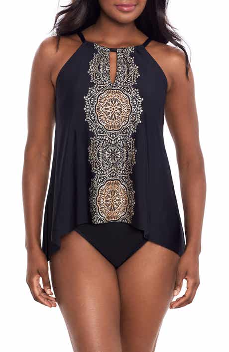 Miraclesuit® Cappadocia Peephole Skirted One-Piece Swimsuit