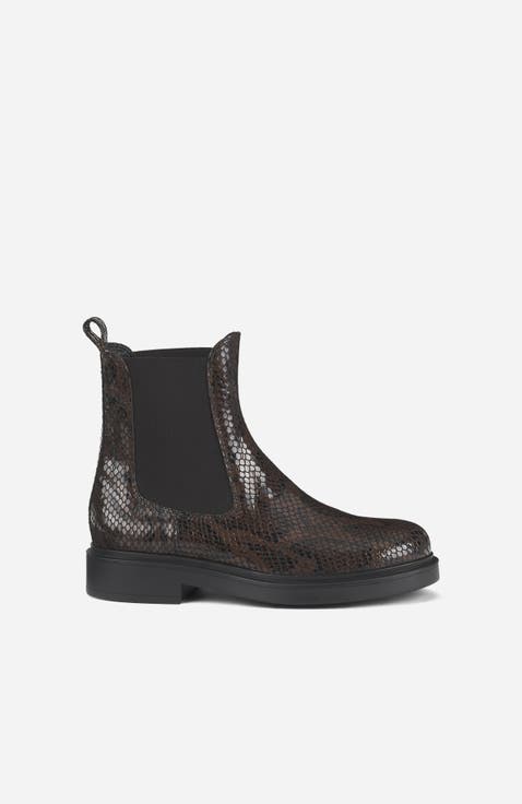Loren Chelsea Leather Ankle Boot