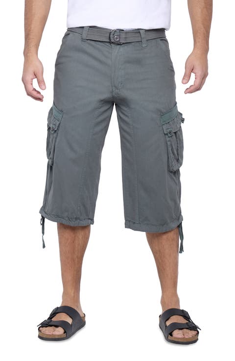 Belted Cargo Shorts