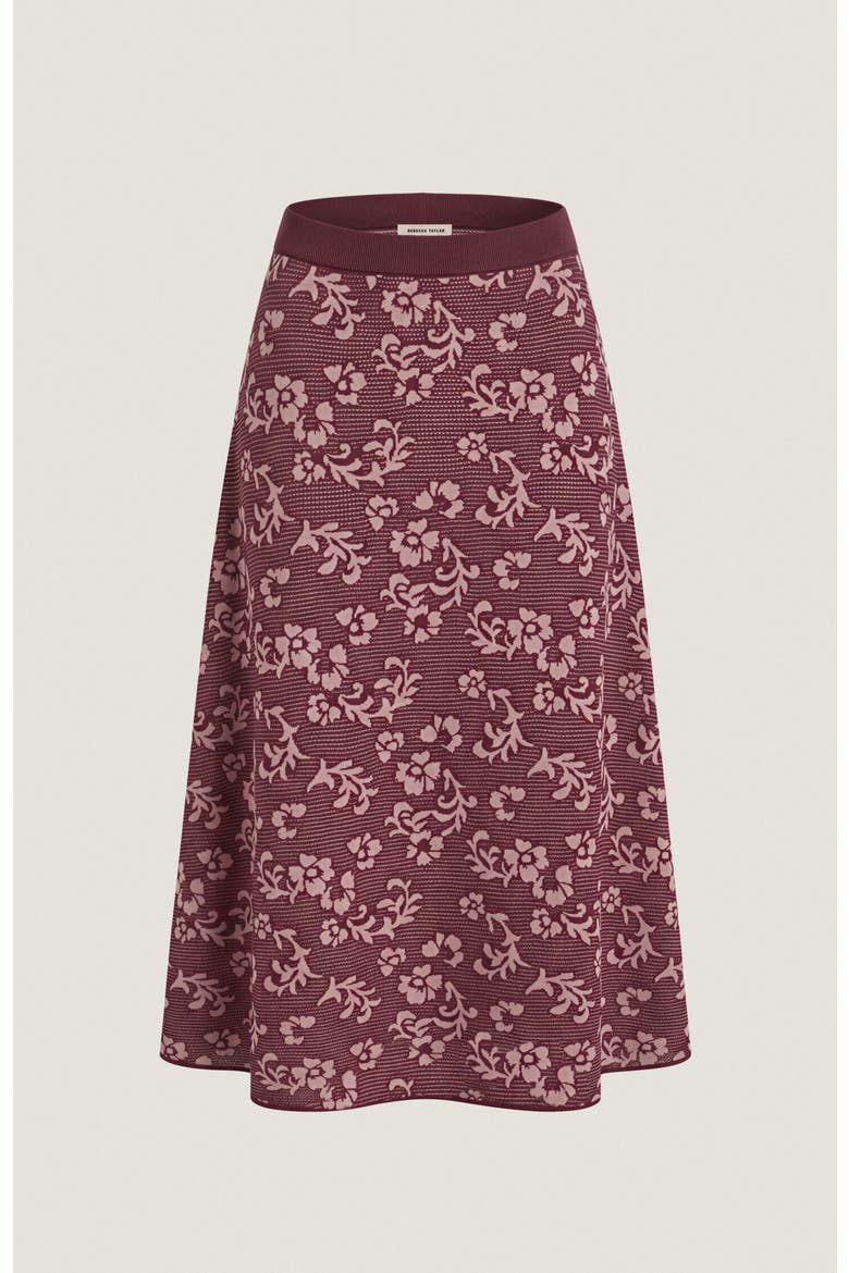 Bryn Jacquard Sweater Skirt, Alternate, color, Cotto/Blush