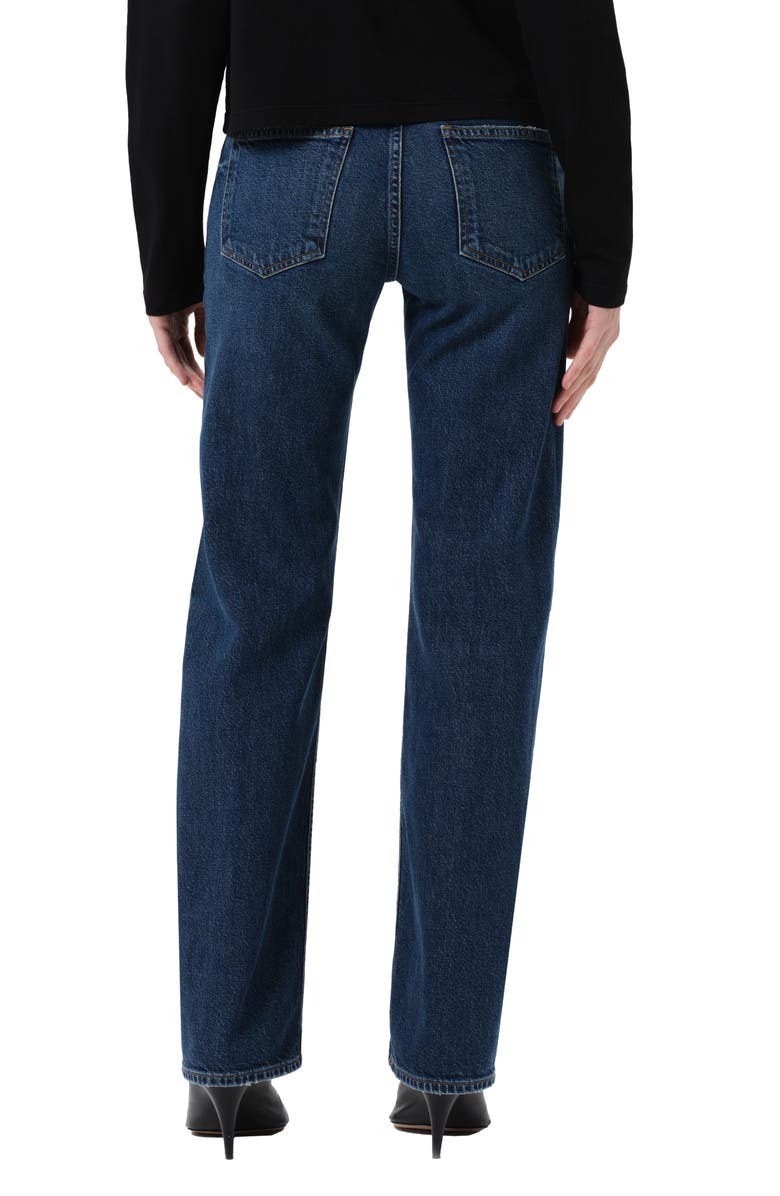 AGOLDE Low Rise Slim Fit Jeans, Alternate, color, Slick