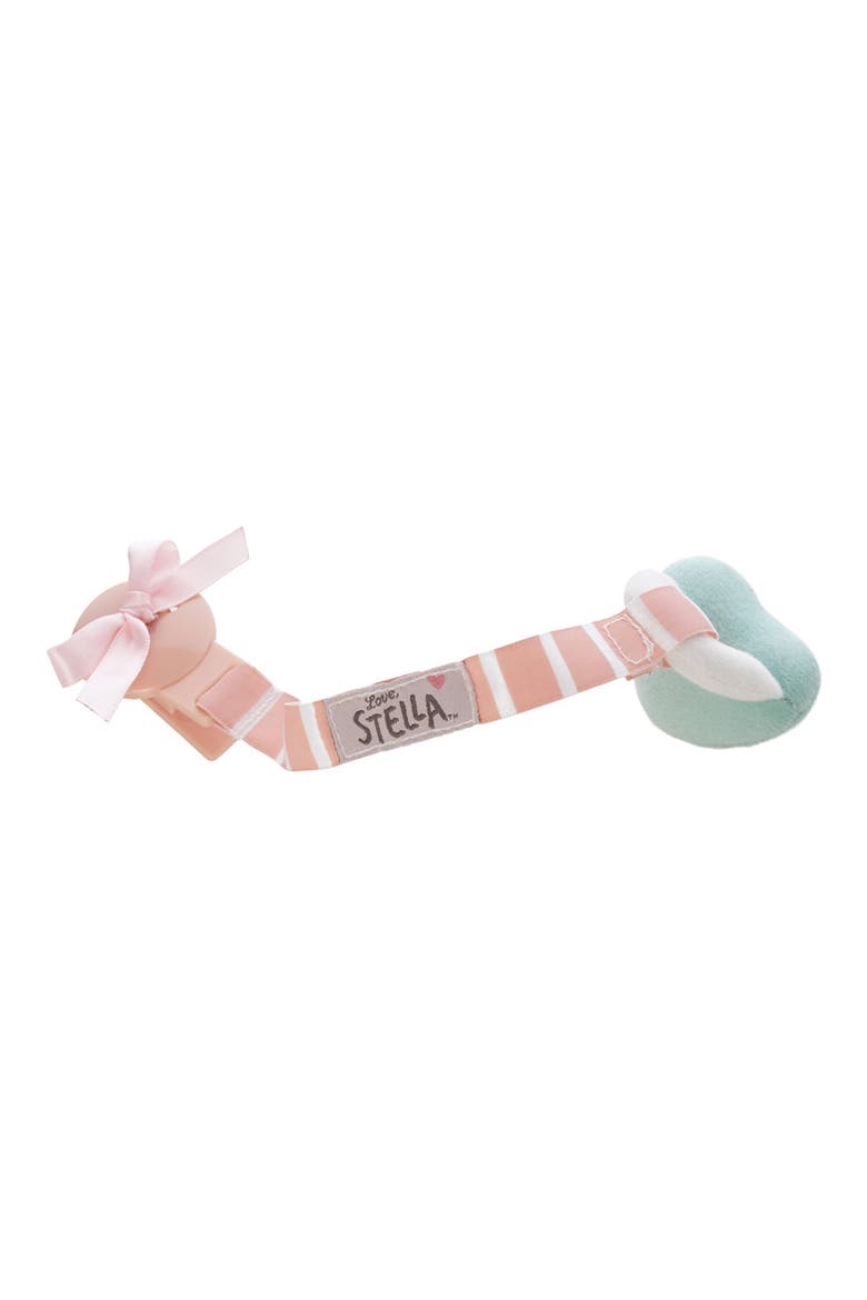 Love, Stella Pacifier & Clip Set, Main, color, MULTI-COLOR