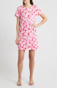 Lilly Pulitzer® Mattison Floral Cotton Blend Shift Dress