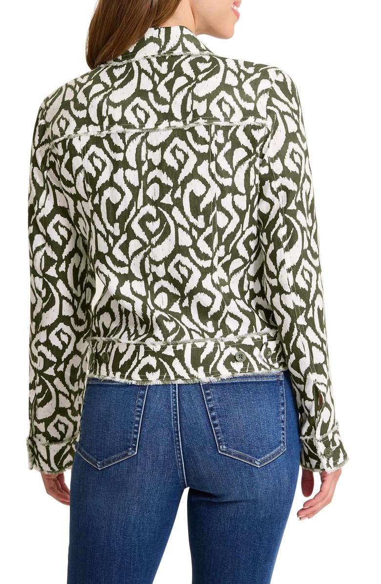 Tommy Bahama Inlet Ikat Print Linen Jacket, Alternate, color, Palm Verde