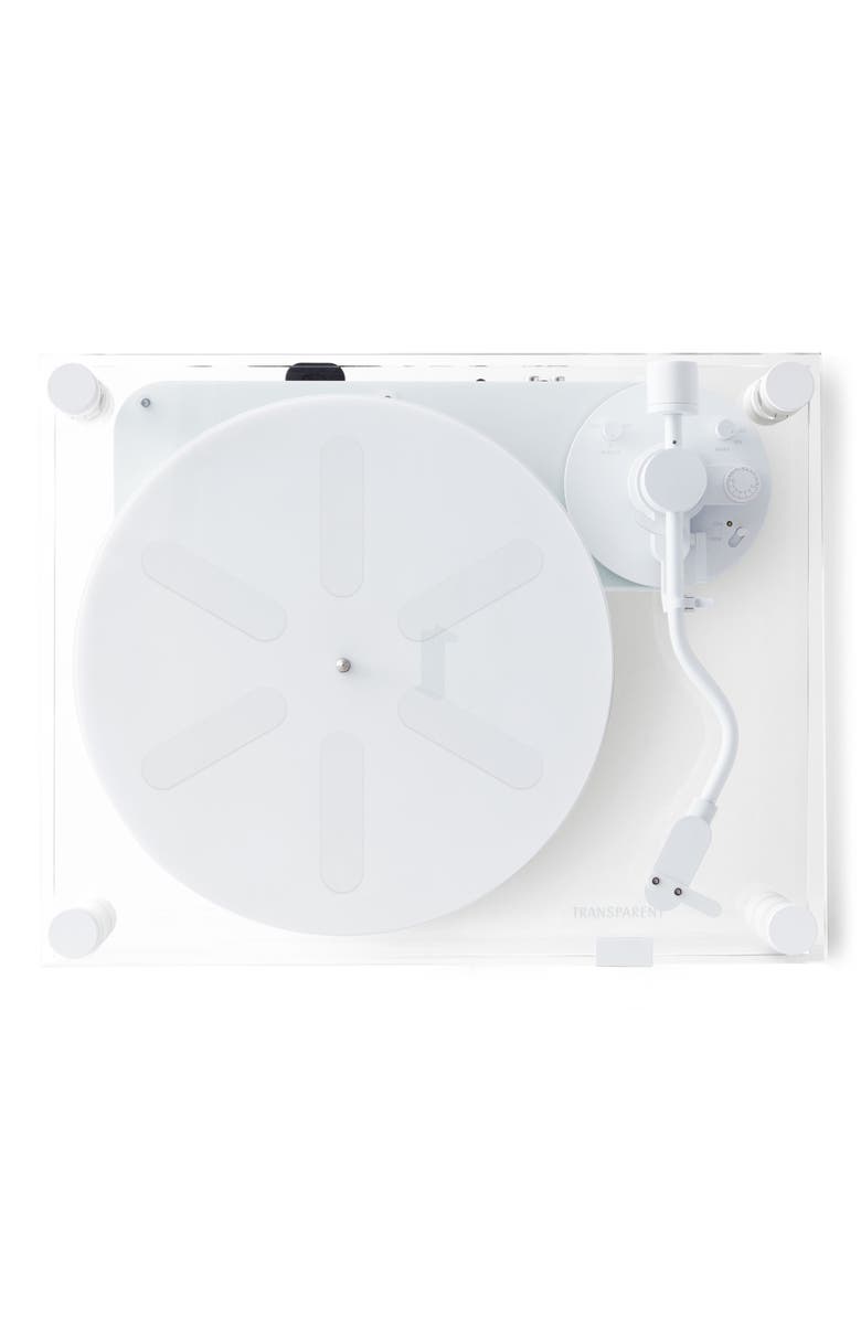 TRANSPARENT Glass Turntable, Alternate, color, White