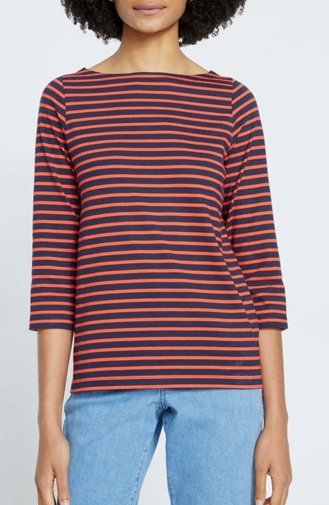 Belle Breton Stripe Top (Plus)