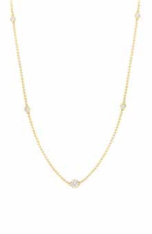 EFFY Lab-Grown Diamond Station Chain Necklace