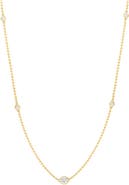 EFFY Lab-Grown Diamond Station Chain Necklace