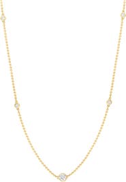 EFFY Lab-Grown Diamond Station Chain Necklace