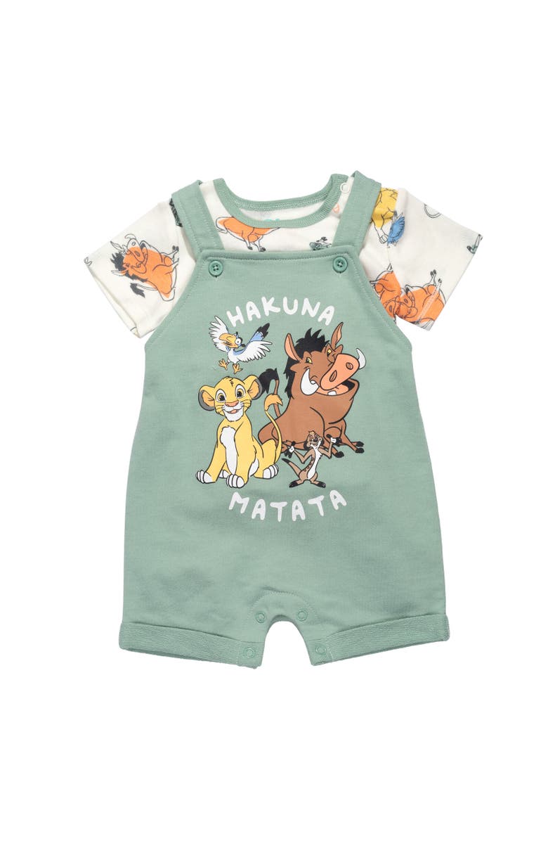Disney Shortall T-Shirt & Hat Set, Alternate, color, Lion King Multicolor