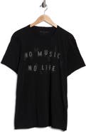 John Varvatos No Music No Life Organic Cotton T-Shirt