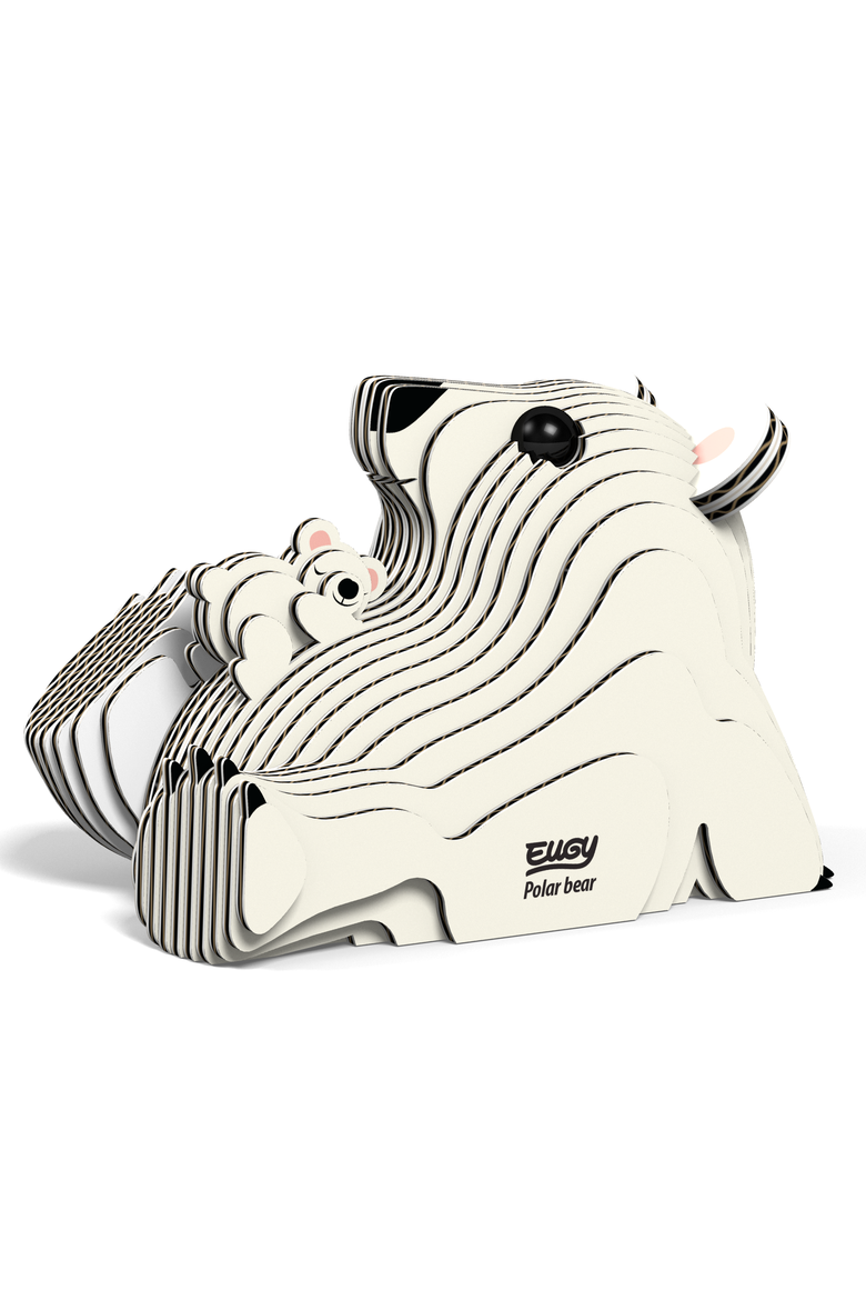 Polar Bear 3D Puzzle, Alternate, color, No Color
