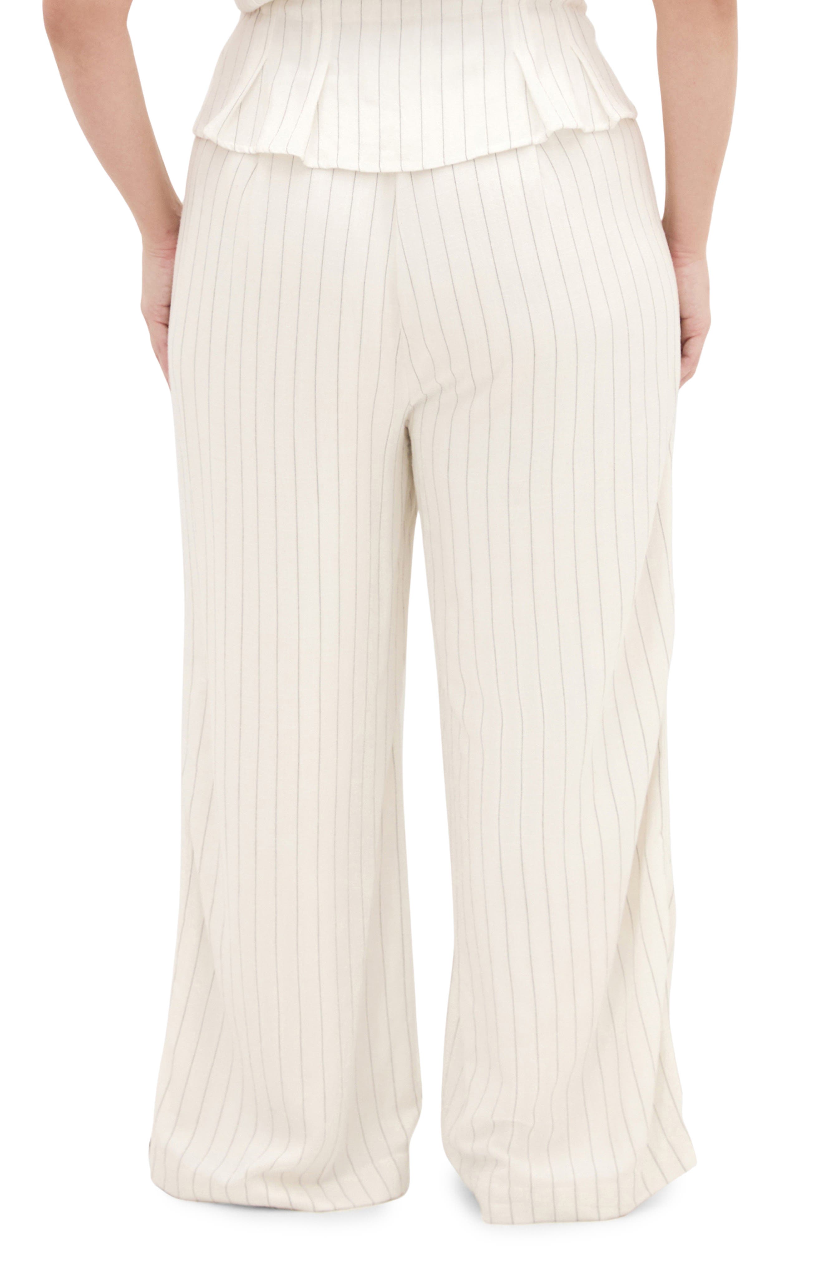 Eva Stripe Wide Leg Pants - image 2