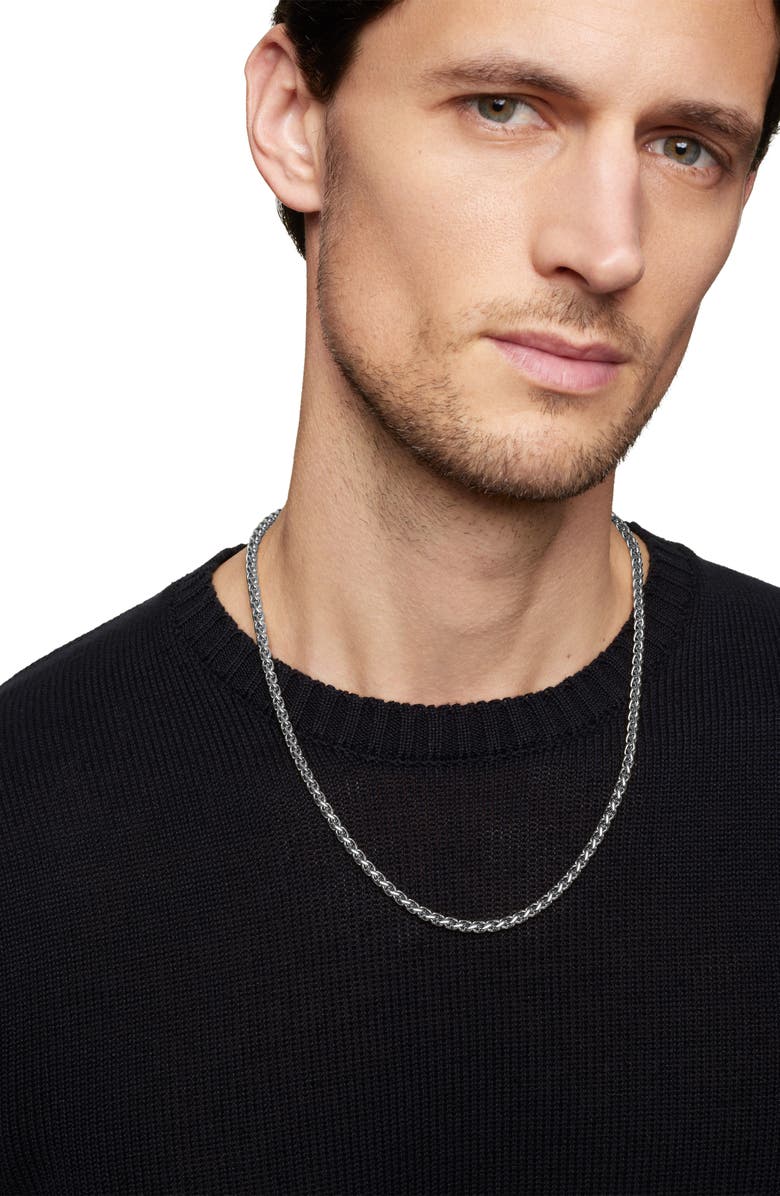 David Yurman Wheat Chain Necklace, Alternate, color, Silver