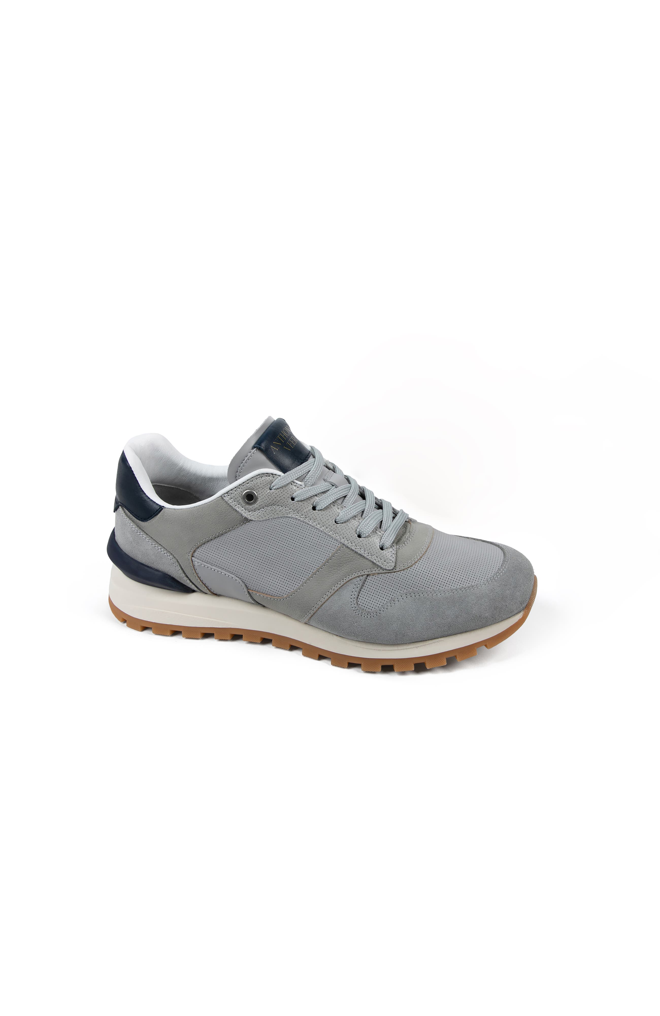 Anthony Veer Edward Runner Sneaker, Main, color, Grey Navy