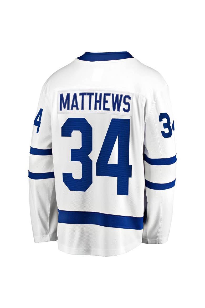 Men's Fanatics Auston Matthews White Toronto Maple Leafs "C" Premier Breakaway Player Jersey, Alternate, color, White