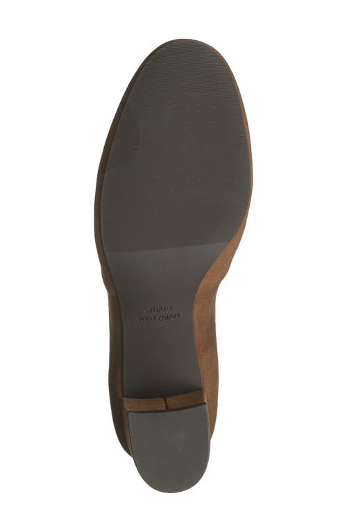 Stuart Weitzman Sofia Stretch Bootie In Brown