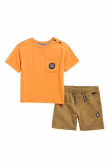 Volcom Pocket T-Shirt & Shorts Set