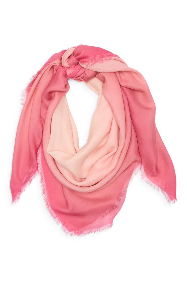 Ombré Scarf, Alternate, color, PINK OMBRE