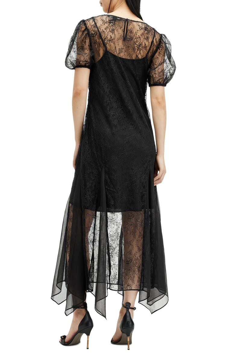 AllSaints Rayna Lace Dress, Alternate, color, 